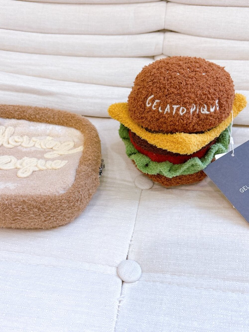 BRAND NEW WITH TAG GELATO PIQUE BURGER BAG CHARM BAG, AND TOAST BAG